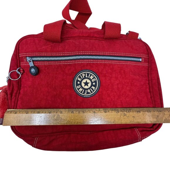 VTG Kipling Hanging Traveller Case Toiletry Bag Organizer John Monkey Keychain - Picture 9 of 11